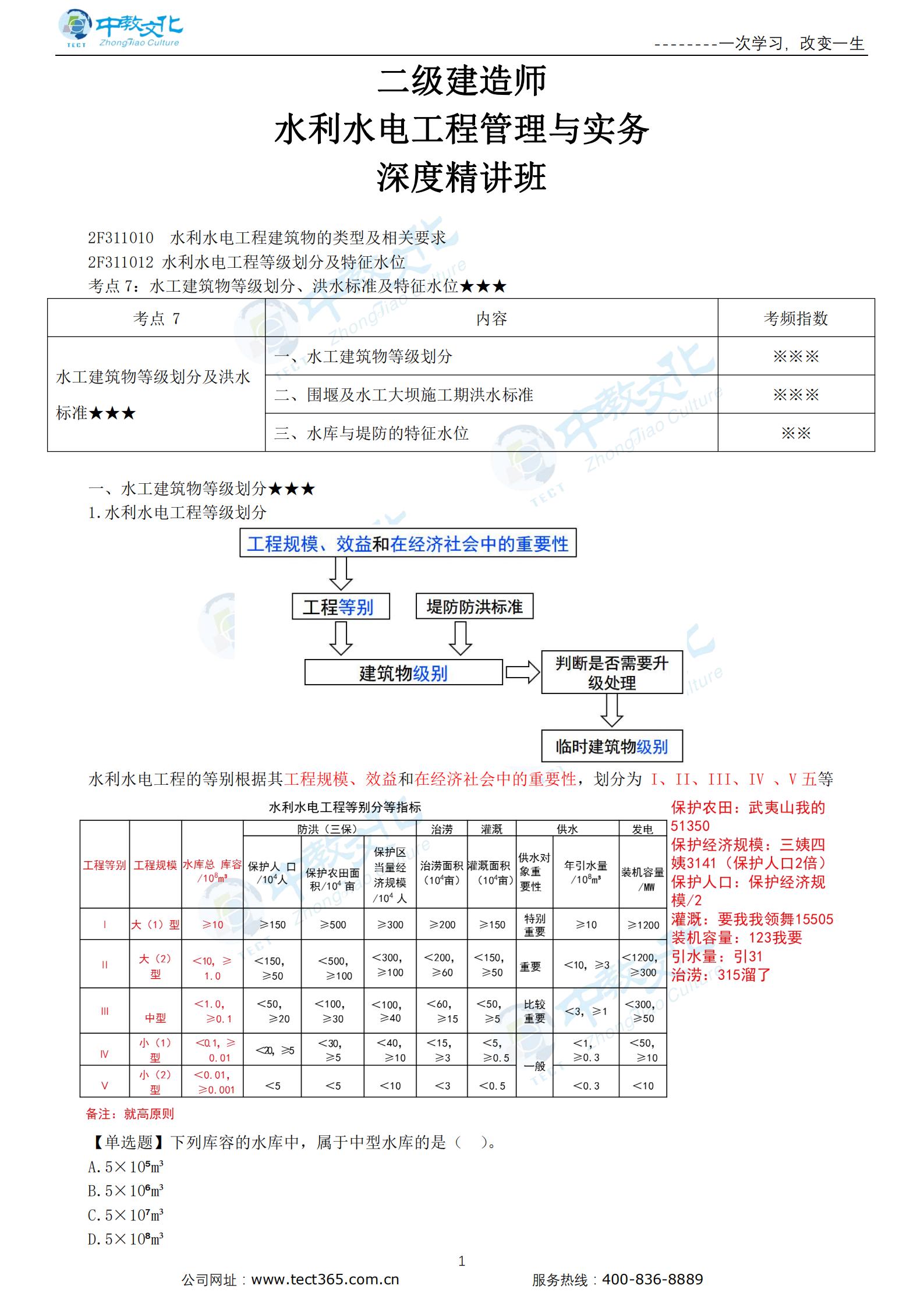 新水利水电工程建筑物的类型及相关要求（五）