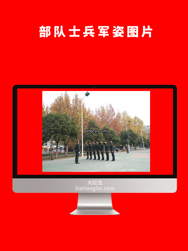 部队士兵军姿图片