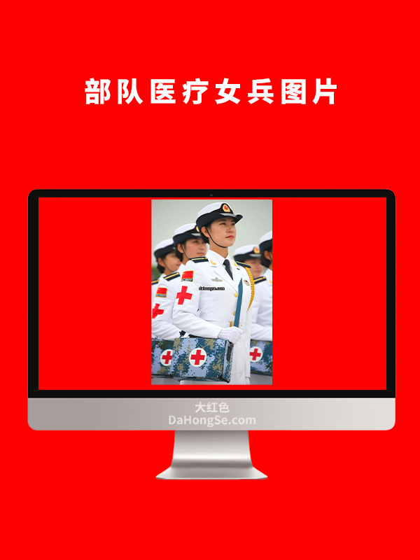 部队医疗女兵图片