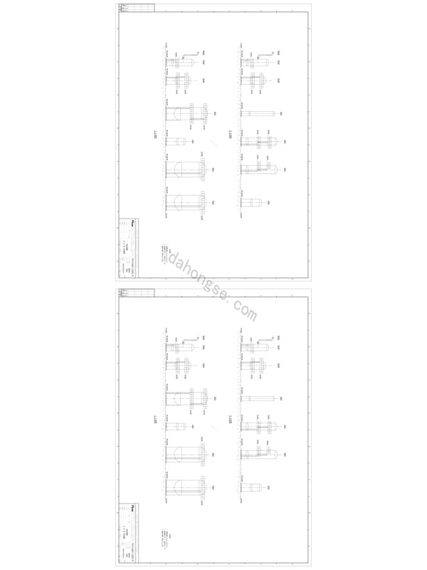 变换设备布置剖面图