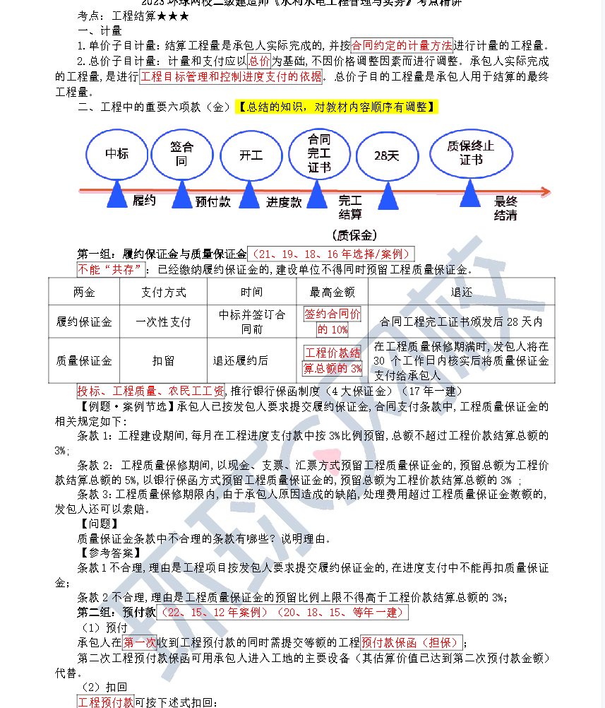 工程结算