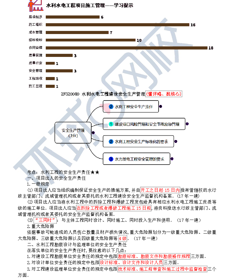 水利水电工程建设安全生产管理1
