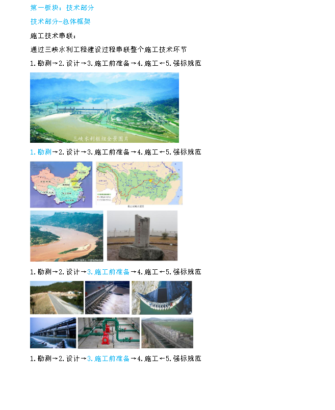 水利水电工程建筑物的类型及相关要求