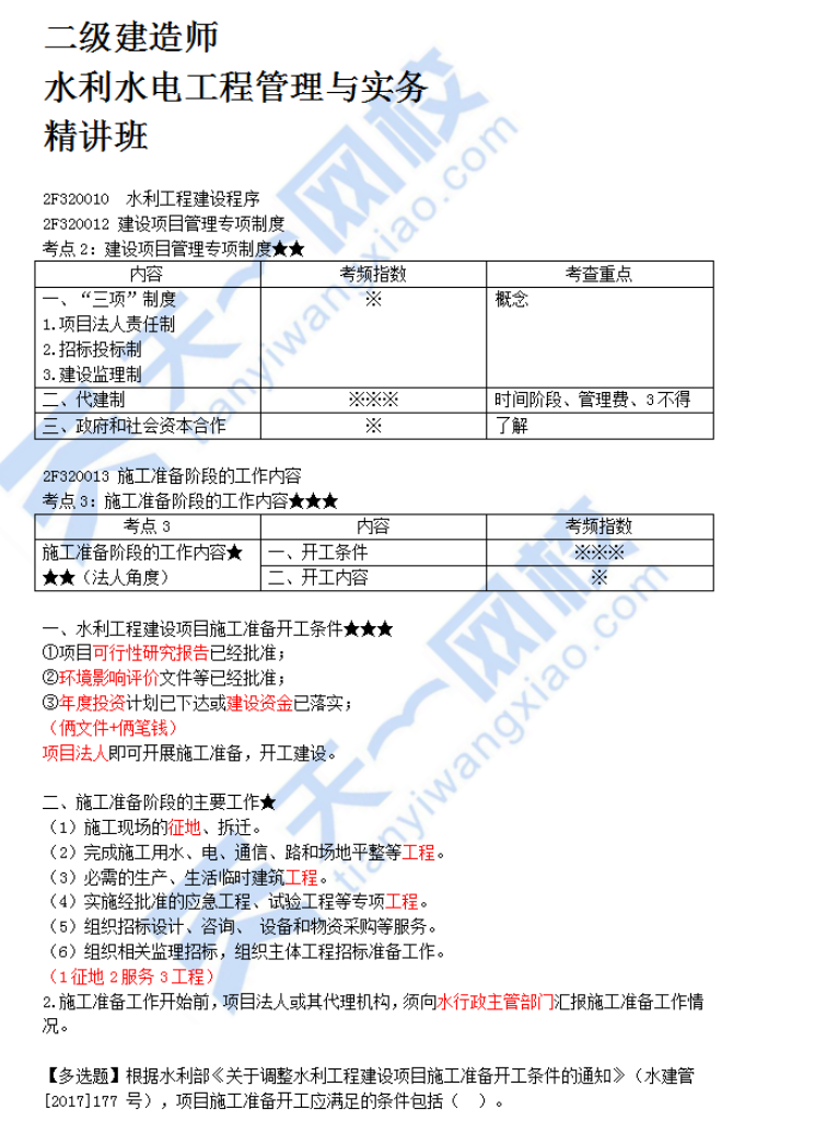 水利工程建设程序（二）