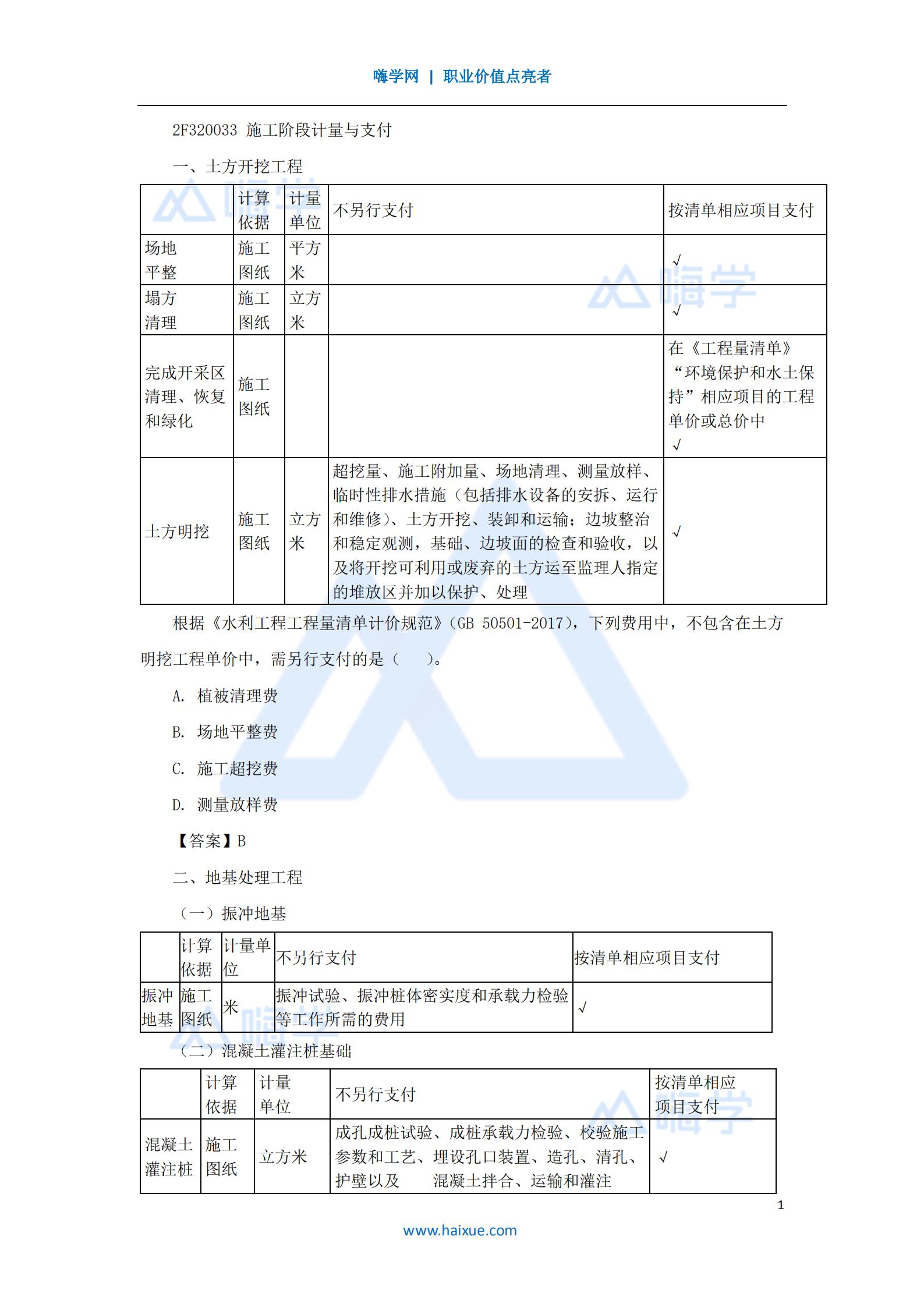 水利水电工程管理与实务造价与成本3