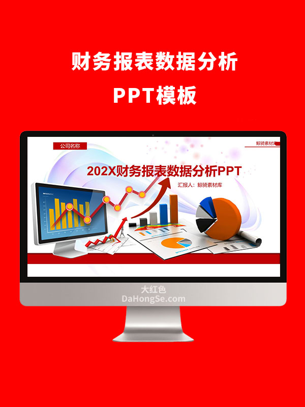 财务报表数据分析PPT模板